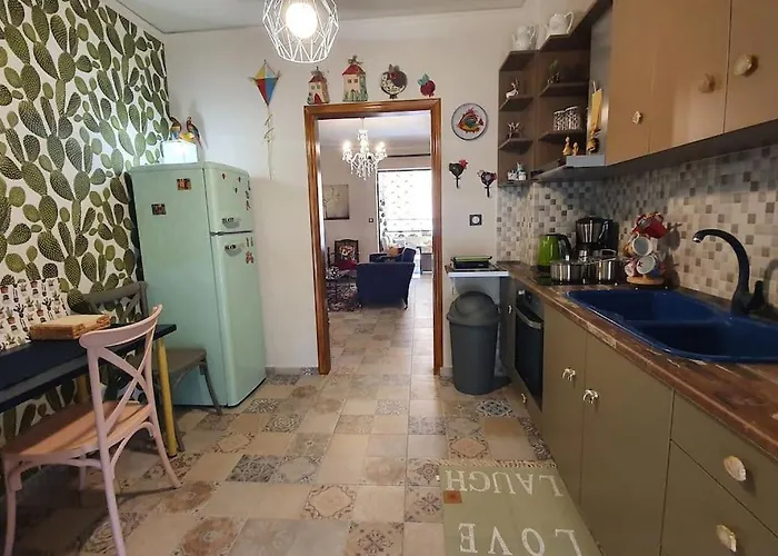 Quiet Ap 15'walk From Historical Old Town 아파트 나플리오